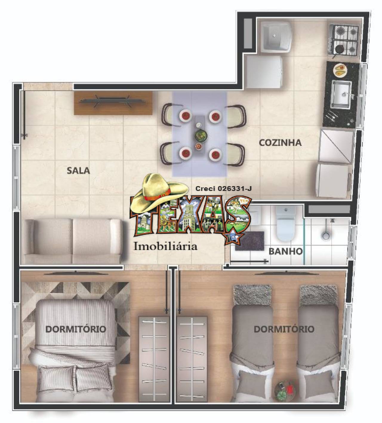 Apartamento à venda com 2 quartos, 41m² - Foto 9